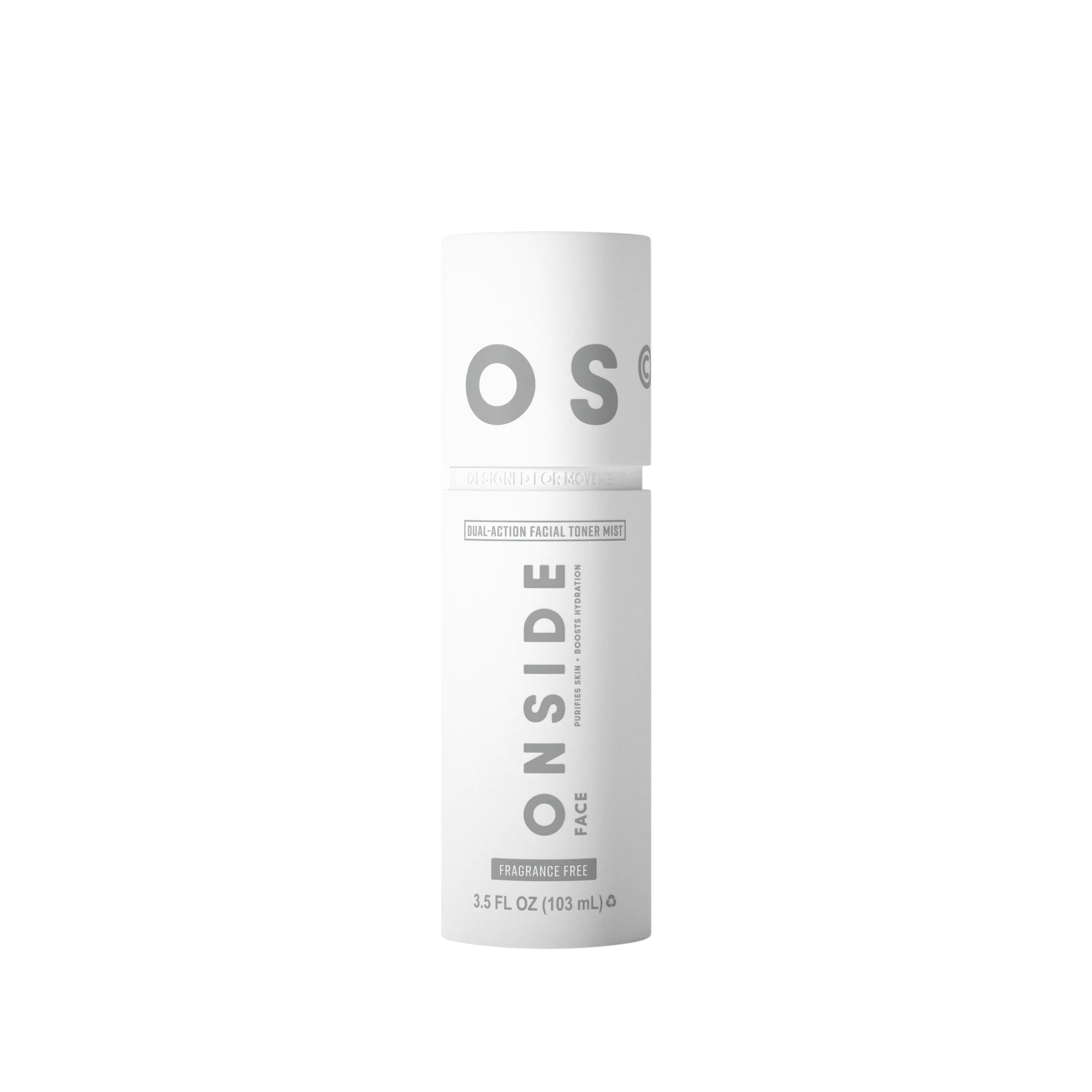 White bottle with 'OS' branding on a white background