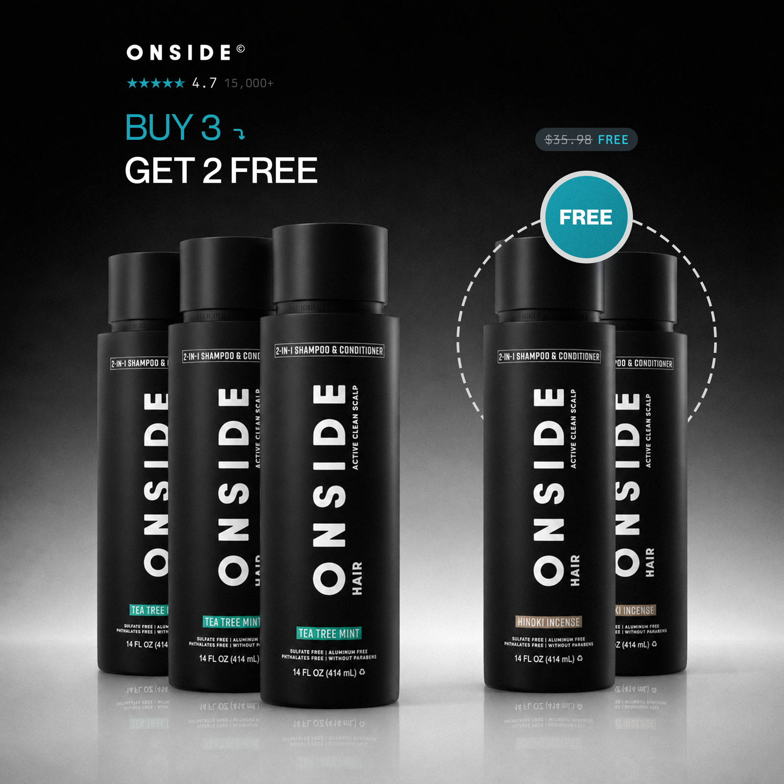 2‑in‑1 Shampoo & Conditioner