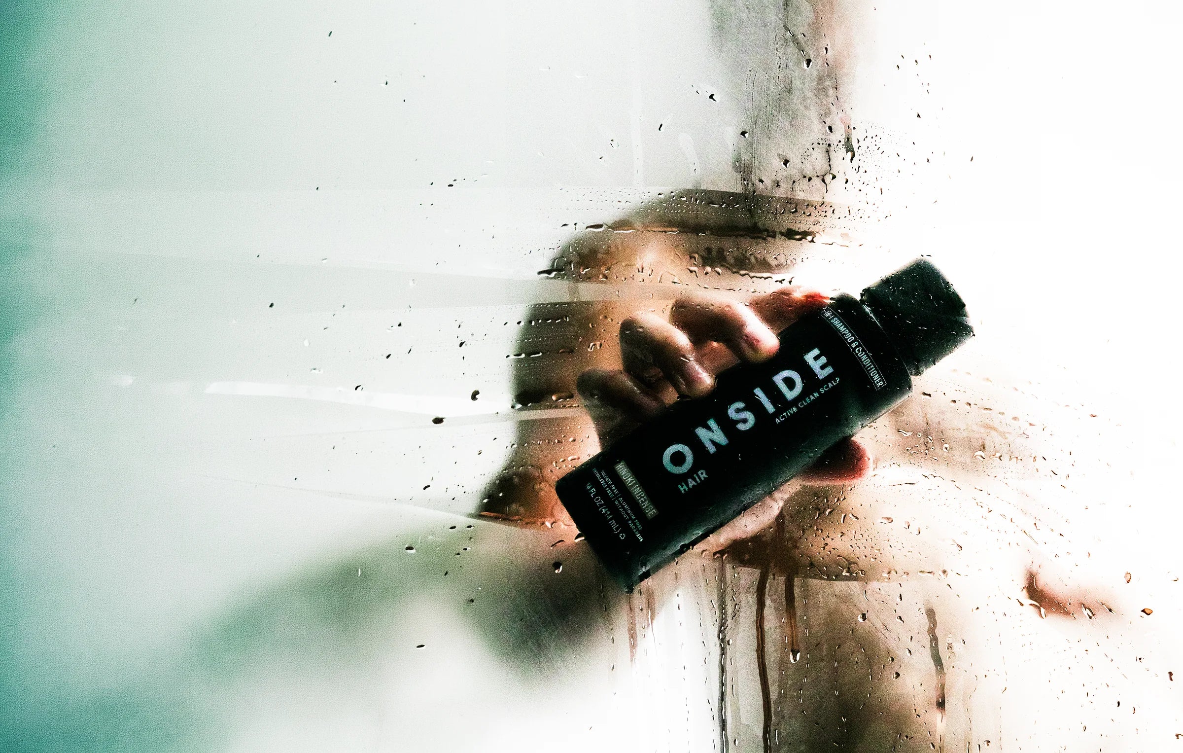 ONSIDE — athlete with hair care in the shower