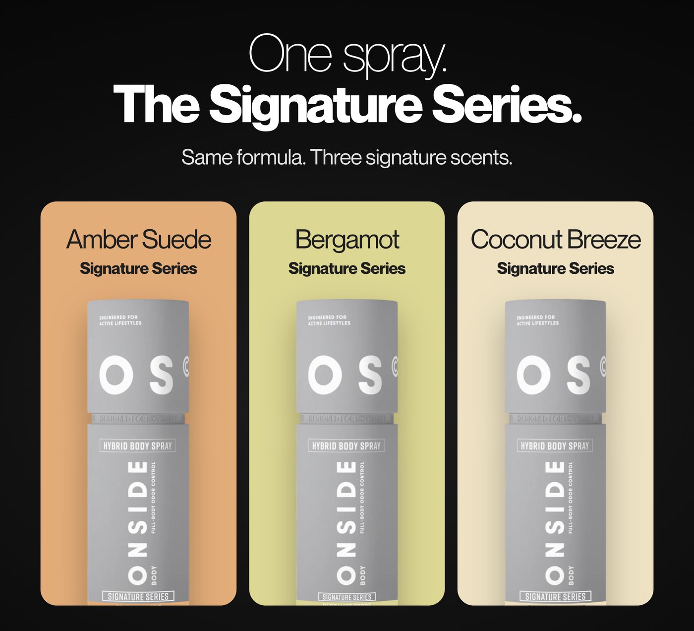The Signature Series scents